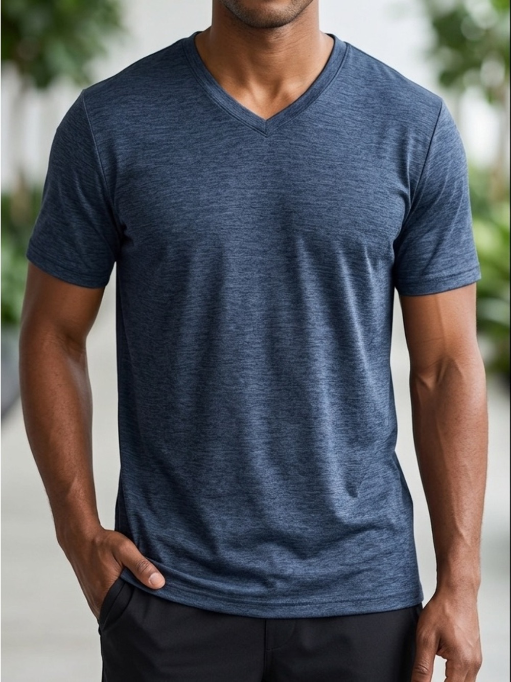 Men’s 90 Degree By Reflex V-Neck Tee - Size Medium